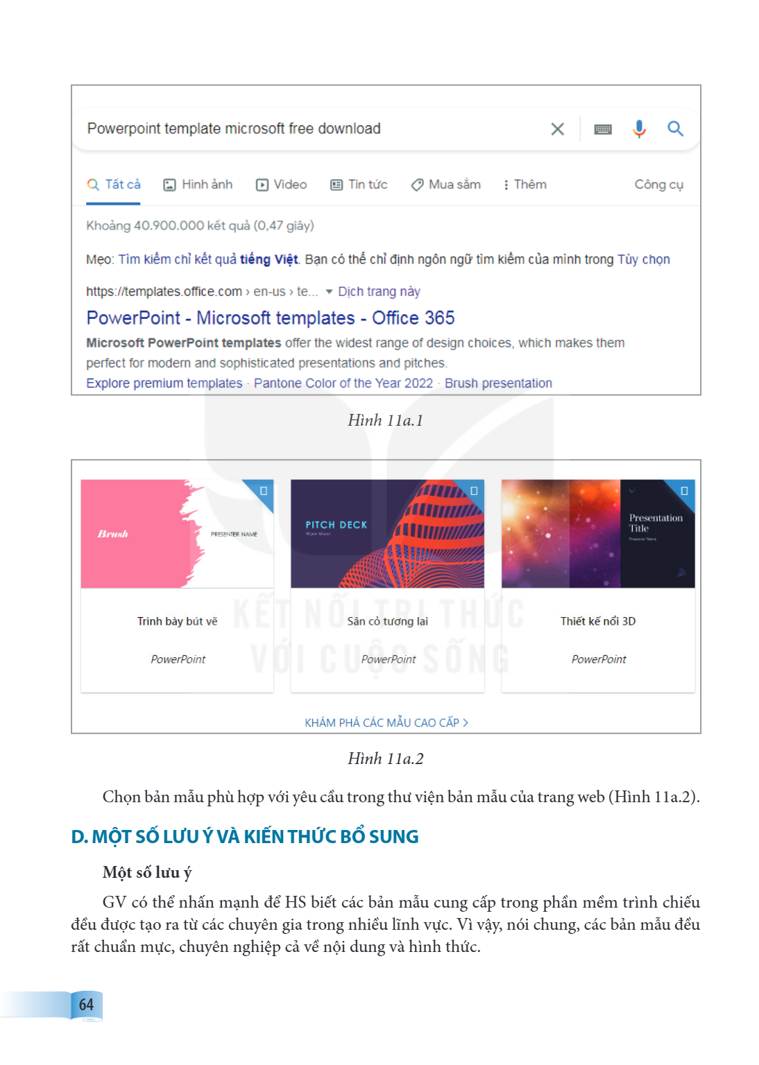 Hình 11a.1 Trang web có địa chỉ Chọn Dịch trang này để hiển thị trang web bằng tiếng Việt. Hình 11a.2 Chọn bản mẫu phù hợp với yêu cầu trong thư viện bản mẫu củ