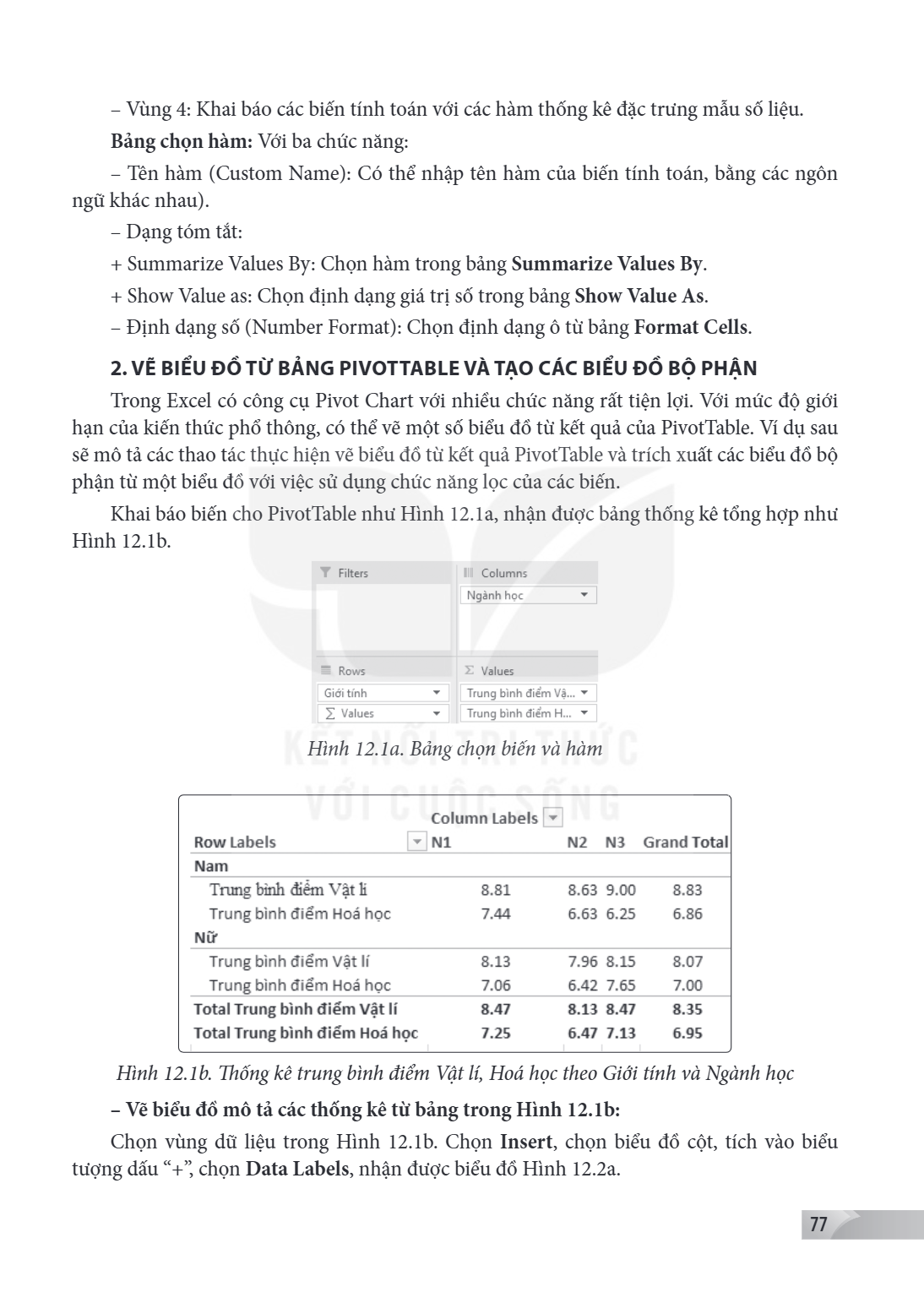 Vùng 4: Khai báo các biến tính toán với các hàm thống kê đặc trưng mẫu số liệu. Bảng chọn hàm: Với ba chức năng: Tên hàm (Custom Name): Có thể nhập tên hàm của 