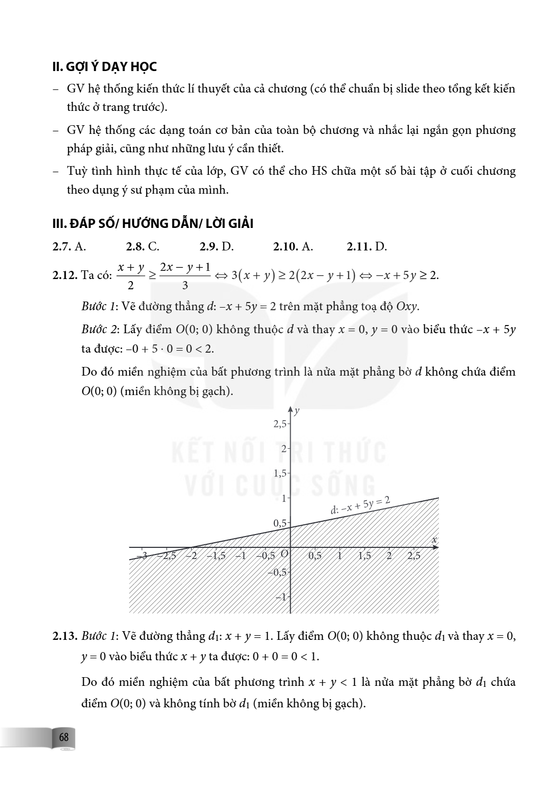 II. GỢI Ý DẠY HỌC – GV hệ thống kiến thức lí thuyết của cả chương (có thể chuẩn bị slide theo tổng kết kiến thức ở trang trước). – GV hệ thống các dạng toán cơ 