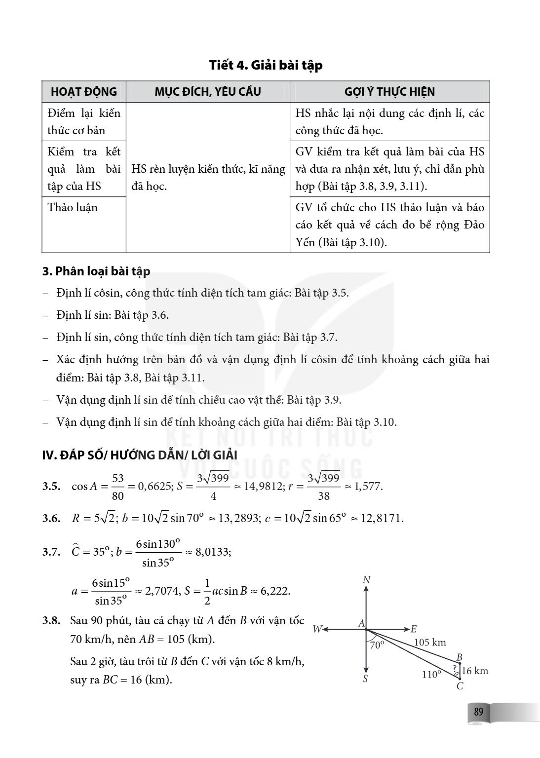 Tiết 4. Giải bài tập HOẠT ĐỘNG, MỤC ĐÍCH, YÊU CẦU, GỢI Ý THỰC HIỆN Điểm lại kiến thức cơ bản, HS rèn luyện kiến thức, kĩ năng đã học., HS nhắc lại nội dung các 