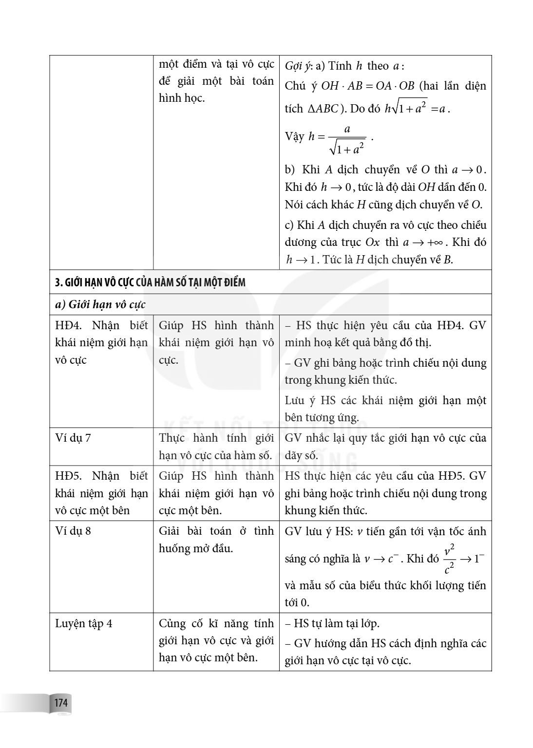 một điểm và tại vô cực để giải một bài toán hình học., Gợi ý: a) Tính $h$ theo $a$: Chú ý $OH \cdot AB = OA \cdot OB$ (hai lần diện tích $\Delta ABC$). Do đó $h
