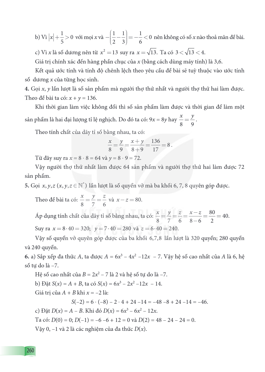 b) Vì $|x|+\dfrac{1}{5}>0$ với mọi $x$ và $-\left(\dfrac{1}{2}-\dfrac{1}{3}\right)=-\dfrac{1}{6}<0$ nên không có số $x$ nào thoả mãn đề bài. c) Vì $x$ là số dươ