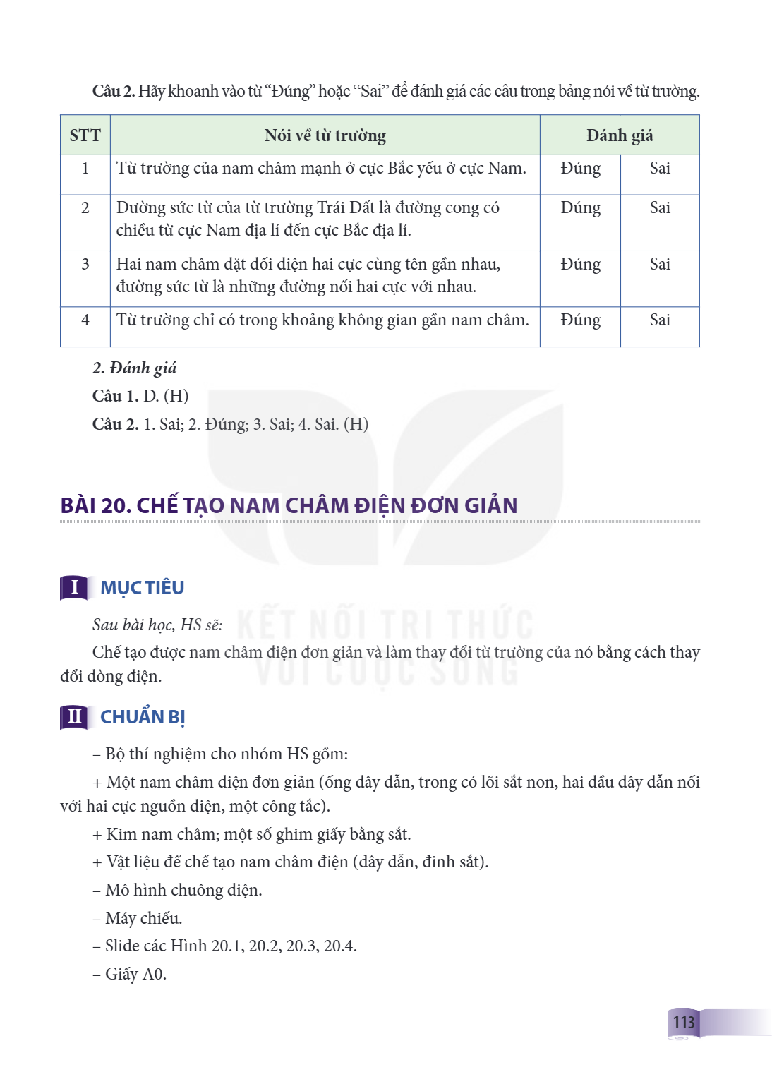 Bài 20. Chế tạo nam châm điện đơn giản MỤC TIÊU: Sau bài học, HS sẽ: Chế tạo được nam châm điện đơn giản và làm thay đổi từ trường của nó bằng cách thay đổi dòn