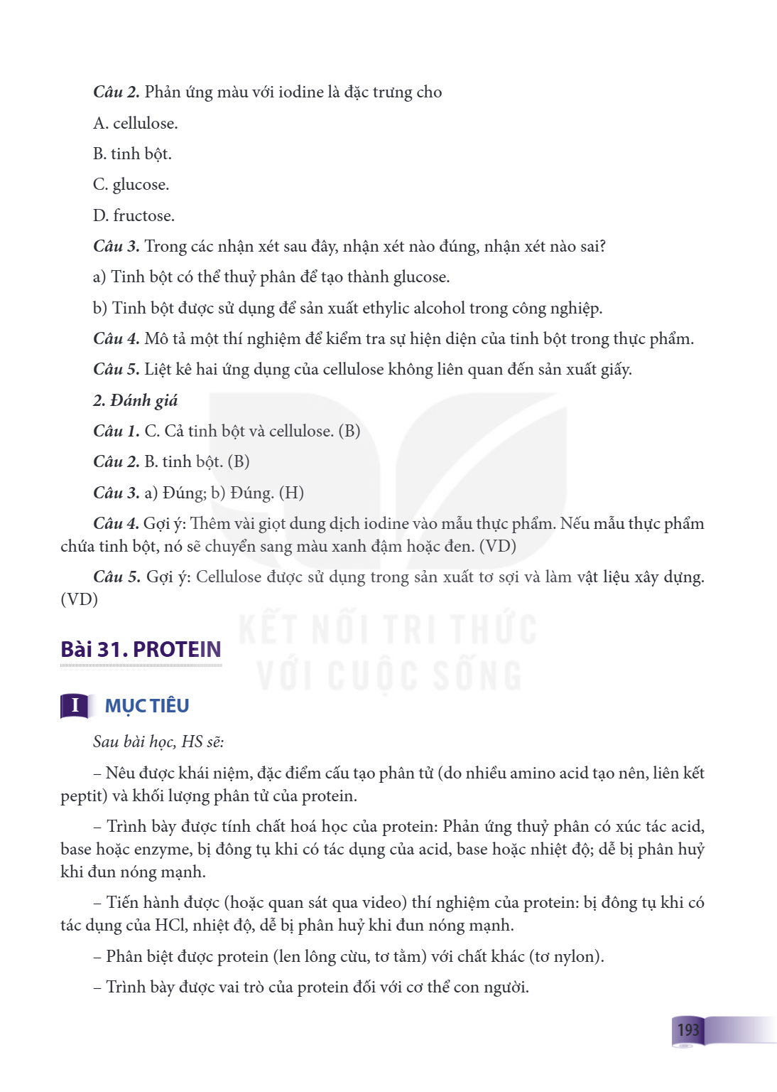 Bài 31. PROTEIN MỤC TIÊU Sau bài học, HS sẽ: – Nêu được khái niệm, đặc điểm cấu tạo phân tử (do nhiều amino acid tạo nên, liên kết peptit) và khối lượng phân tử