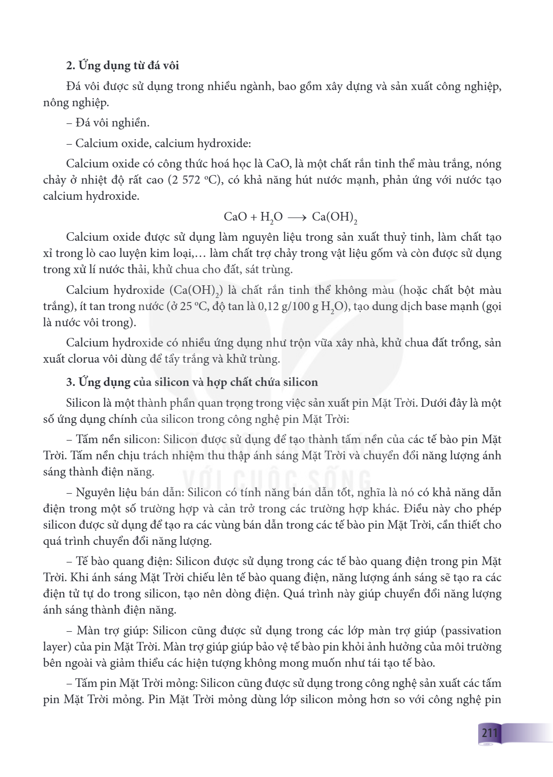 2. Ứng dụng từ đá vôi Đá vôi được sử dụng trong nhiều ngành, bao gồm xây dựng và sản xuất công nghiệp, nông nghiệp. Đá vôi nghiền. - Calcium oxide, calcium hydr