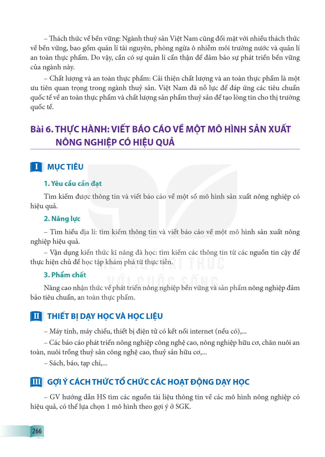 Thực hành: Viết báo cáo về một mô hình sản xuất nông nghiệp có hiệu quả I MỤC TIÊU 1. Yêu cầu cần đạt Tìm kiếm được thông tin và viết báo cáo về một số mô hình 