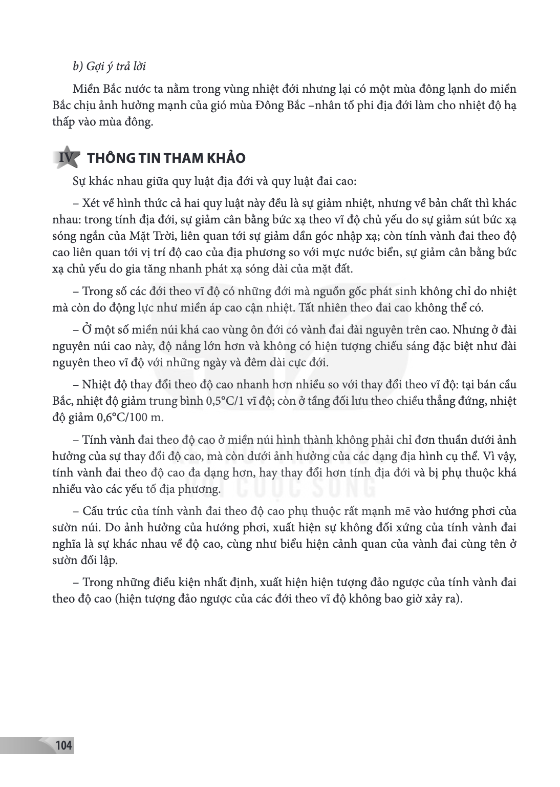 b) Gợi ý trả lời Miền Bắc nước ta nằm trong vùng nhiệt đới nhưng lại có một mùa đông lạnh do miền Bắc chịu ảnh hưởng mạnh của gió mùa Đông Bắc -nhân tố phi địa 