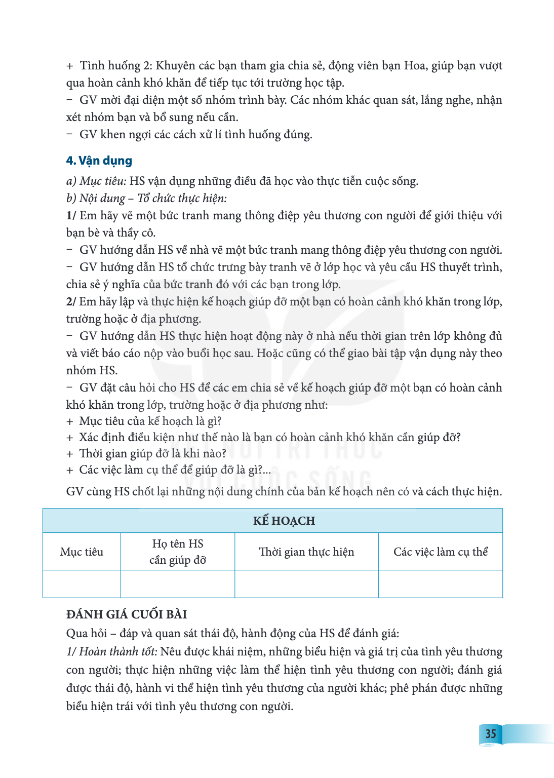 Tình huống 2: Khuyên các bạn tham gia chia sẻ, động viên bạn Hoa, giúp bạn vượt qua hoàn cảnh khó khăn để tiếp tục tới trường học tập. � GV mời đại diện một số 