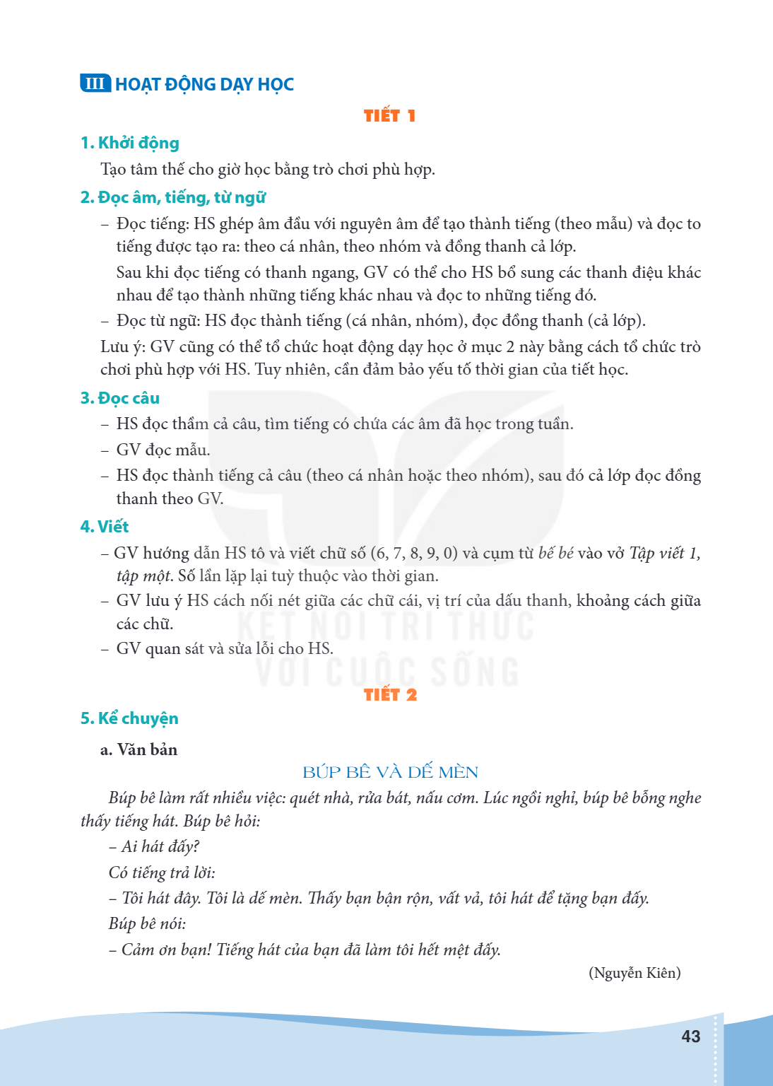 III HOẠT ĐỘNG DẠY HỌC TIẾT 1 1. Khởi động Tạo tâm thế cho giờ học bằng trò chơi phù hợp. 2. Đọc âm, tiếng, từ ngữ Đọc tiếng: HS ghép âm đầu với nguyên âm để tạo