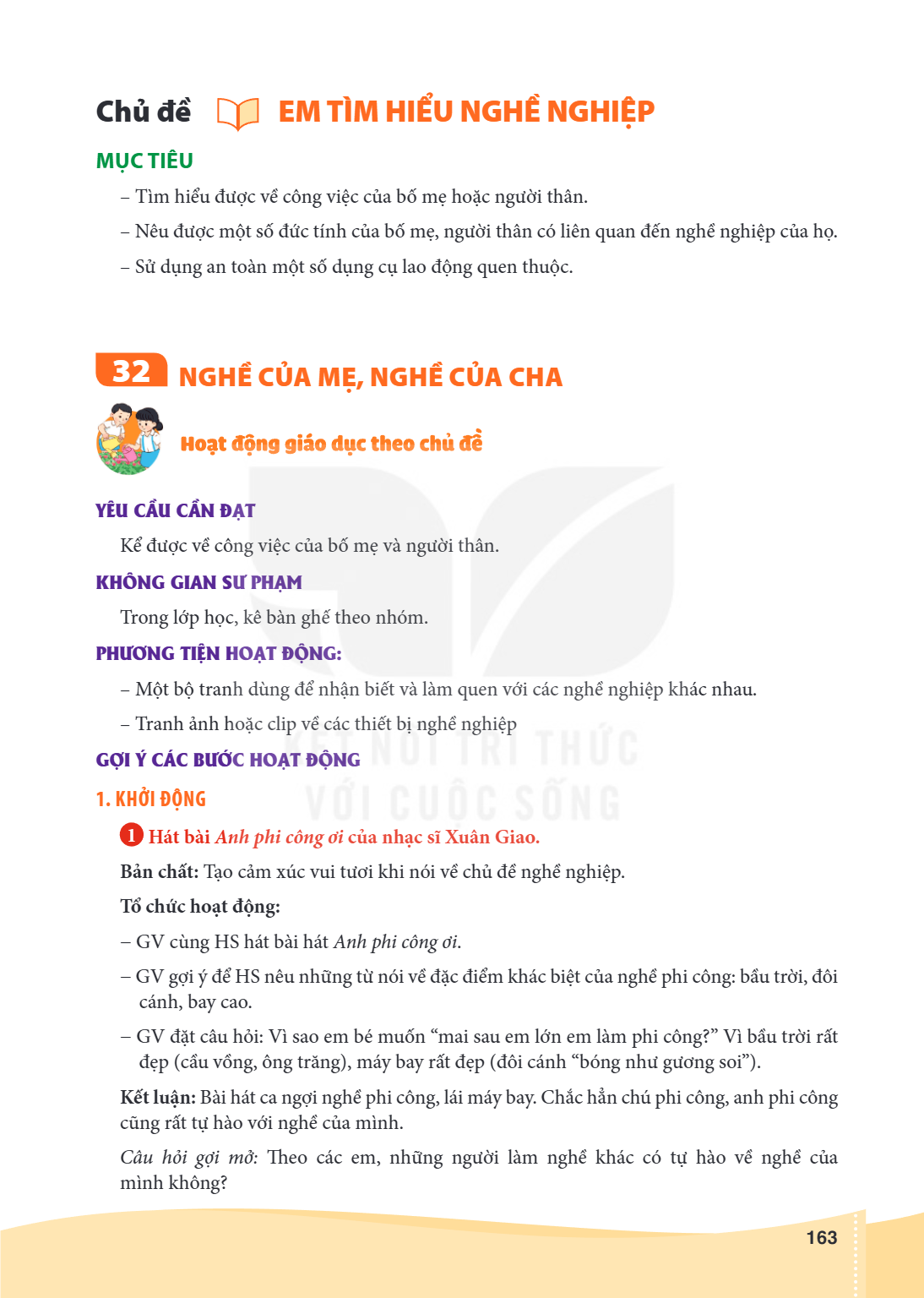 Chủ đề EM TÌM HIỂU NGHỀ NGHIỆP MỤC TIÊU – Tìm hiểu được về công việc của bố mẹ hoặc người thân. – Nêu được một số đức tính của bố mẹ, người thân có liên quan đế