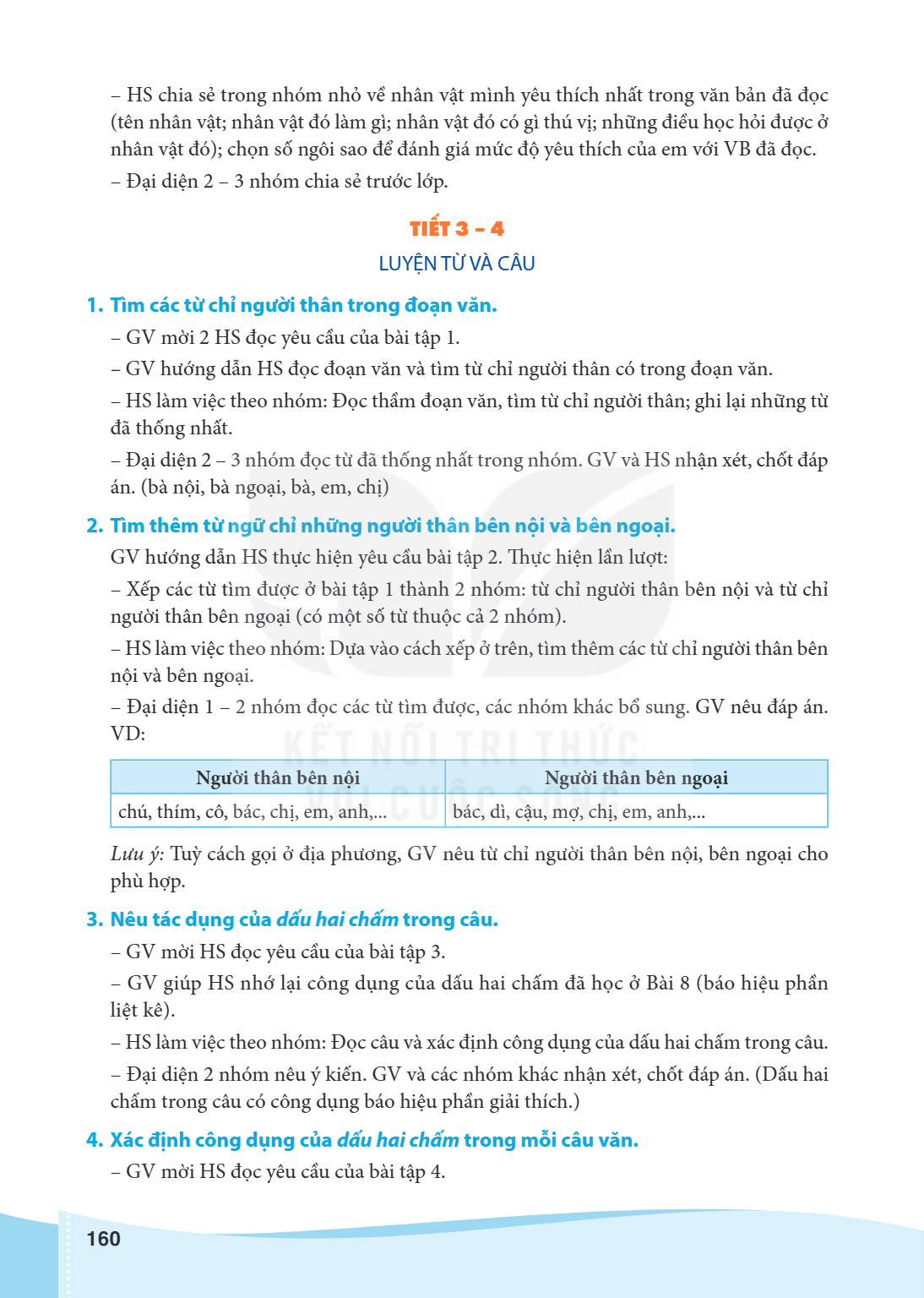 HS chia sẻ trong nhóm nhỏ về nhân vật mình yêu thích nhất trong văn bản đã đọc (tên nhân vật; nhân vật đó làm gì; nhân vật đó có gì thú vị; những điều học hỏi đ