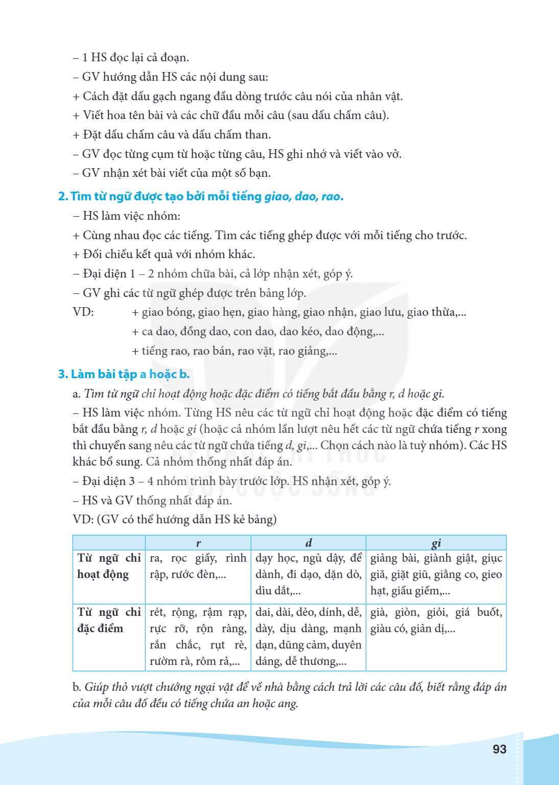 – 1 HS đọc lại cả đoạn. – GV hướng dẫn HS các nội dung sau: Cách đặt dấu gạch ngang đầu dòng trước câu nói của nhân vật. Viết hoa tên bài và các chữ đầu mỗi câu