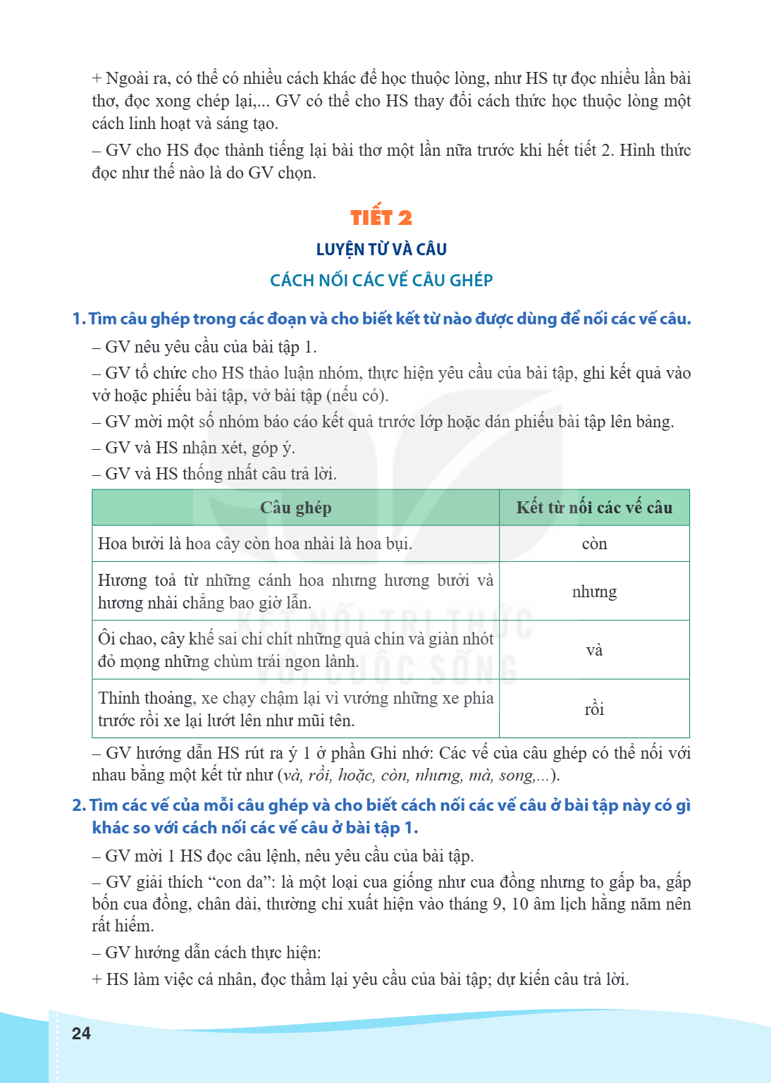 Ngoài ra, có thể có nhiều cách khác để học thuộc lòng, như HS tự đọc nhiều lần bài thơ, đọc xong chép lại,... GV có thể cho HS thay đổi cách thức học thuộc lòng