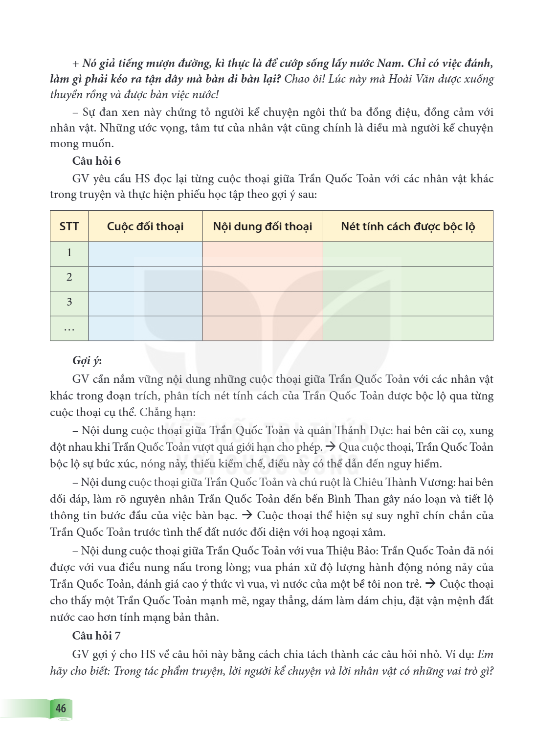 Nó giả tiếng mượn đường, kì thực là để cướp sống lấy nước Nam. Chỉ có việc đánh, làm gì phải kéo ra tận đây mà bàn đi bàn lại? Chao ôi! Lúc này mà Hoài Văn được