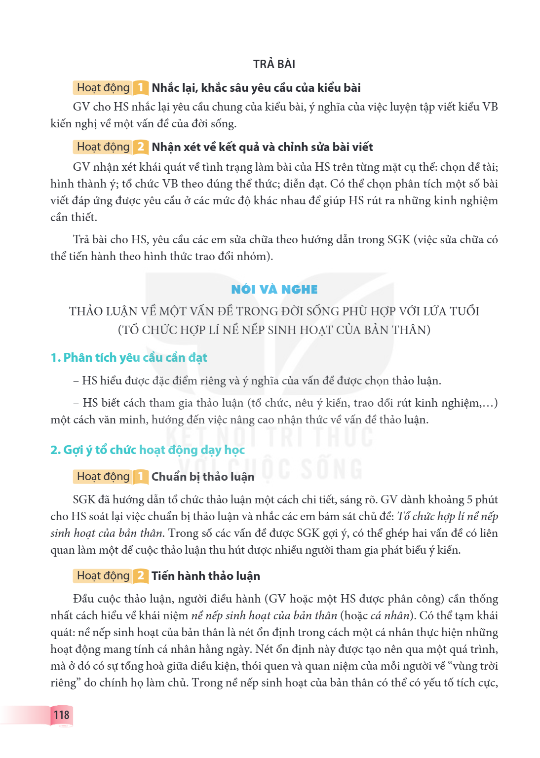 TRẢ BÀI Hoạt động 1 Nhắc lại, khắc sâu yêu cầu của kiểu bài GV cho HS nhắc lại yêu cầu chung của kiểu bài, ý nghĩa của việc luyện tập viết kiểu VB kiến nghị về 