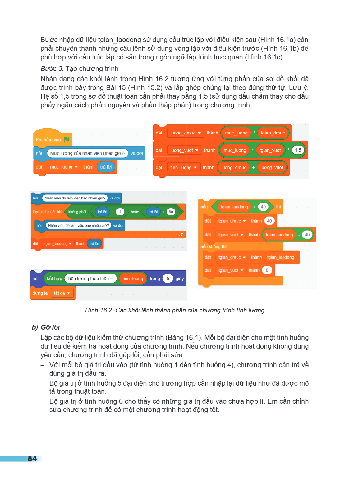 Bước nhập dữ liệu tgian_laodong sử dụng cấu trúc lặp với điều kiện sau (Hình 16.1a) cần phải chuyển thành những câu lệnh sử dụng vòng lặp với điều kiện trước (H