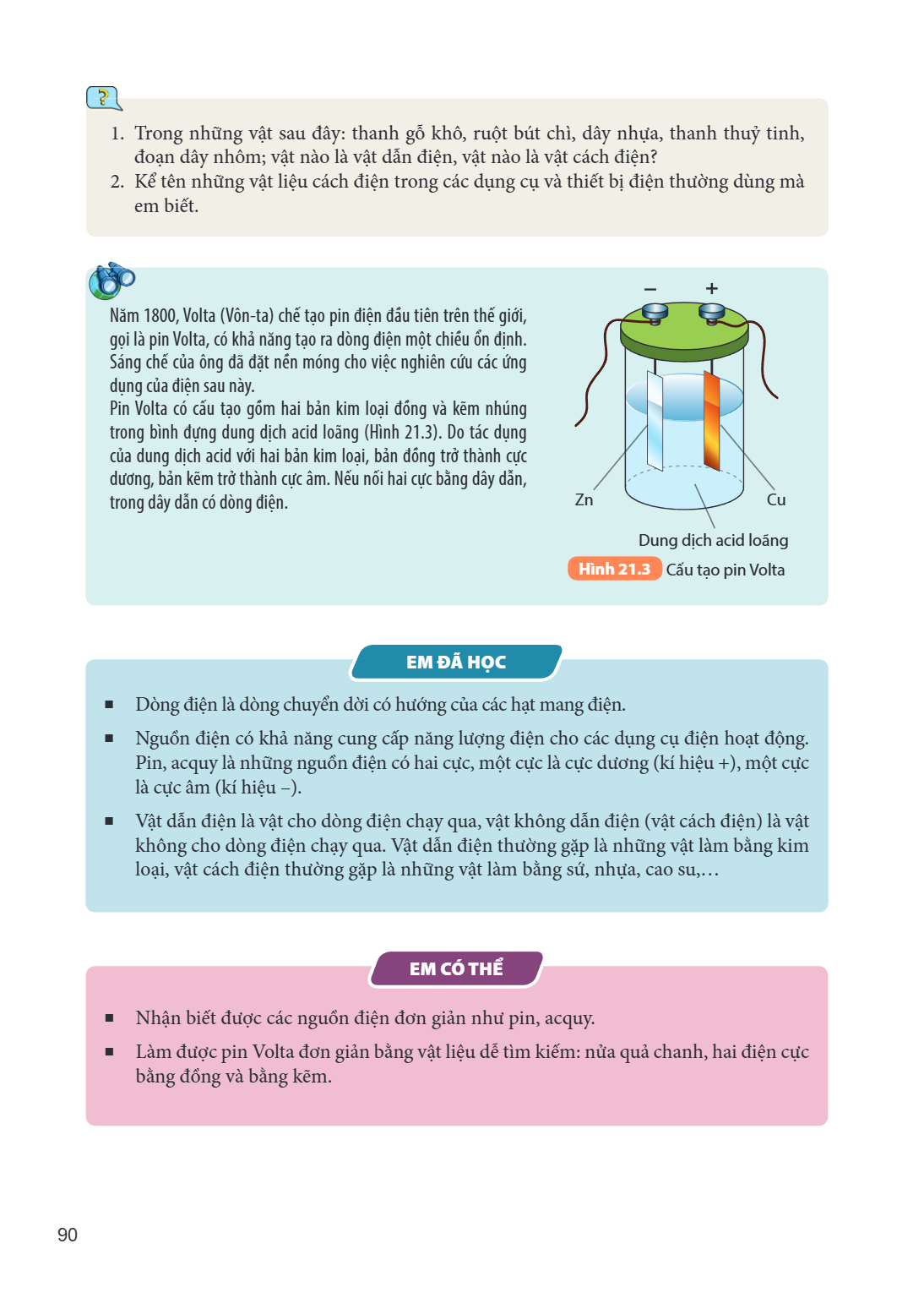 Trong những vật sau đây: thanh gỗ khô, ruột bút chì, dây nhựa, thanh thuỷ tinh, đoạn dây nhôm; vật nào là vật dẫn điện, vật nào là vật cách điện? Kể tên những v