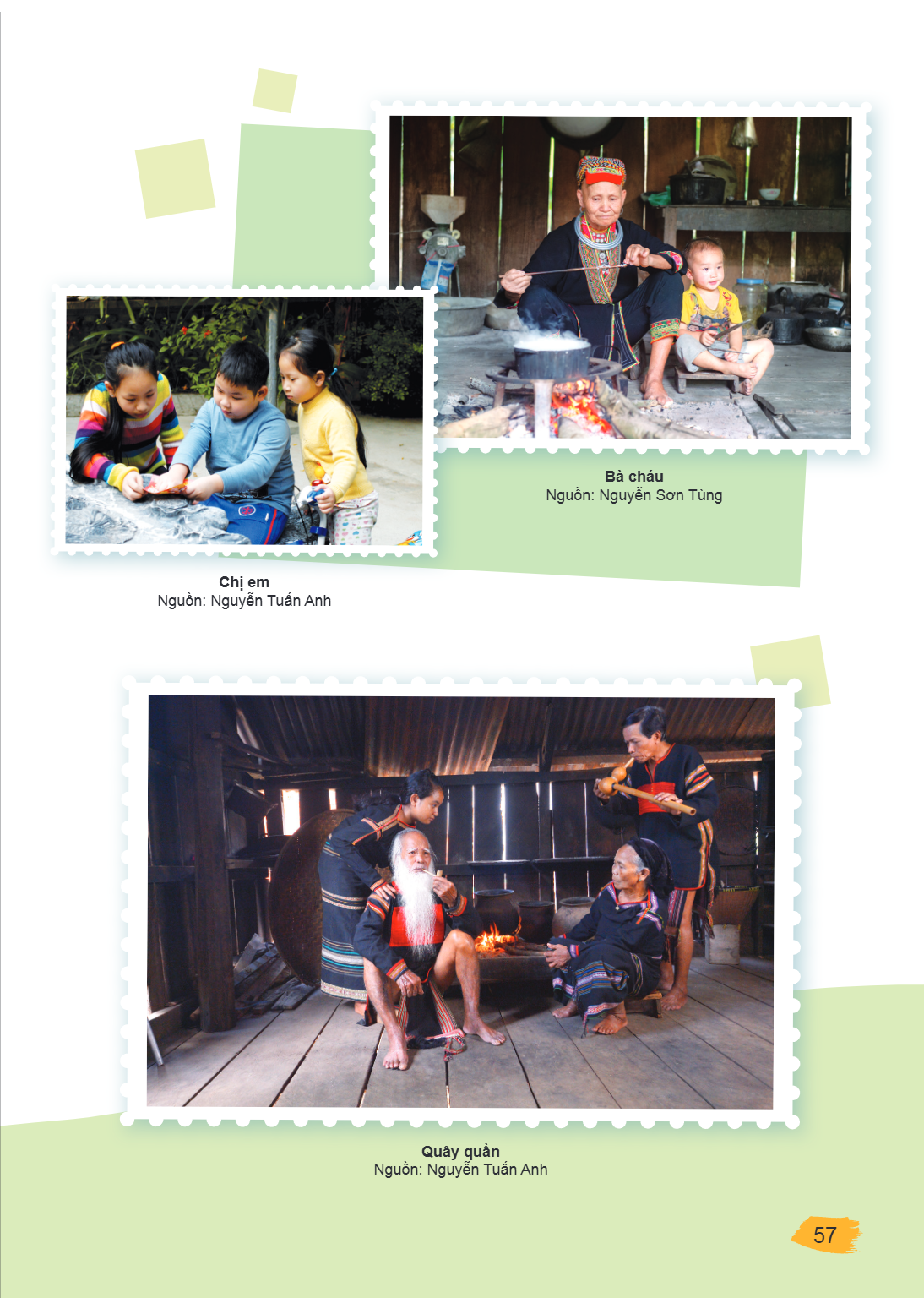 Chị em Nguồn: Nguyễn Tuấn Anh Bà cháu Nguồn: Nguyễn Sơn Tùng