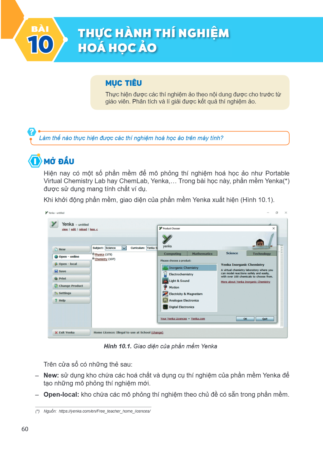 Thực hành thí nghiệm hoá học ảo MỤC TIÊU Thực hiện được các thí nghiệm ảo theo nội dung được cho trước từ giáo viên. Phân tích và lí giải được kết quả thí nghiệ