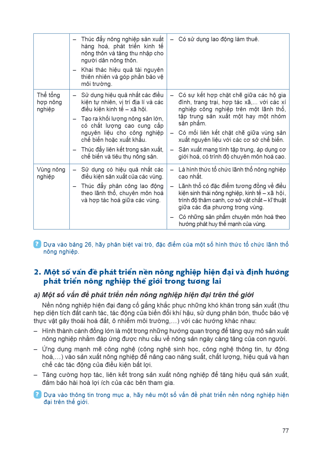 Thúc đẩy nông nghiệp sản xuất hàng hoá, phát triển kinh tế nông thôn và tăng thu nhập cho người dân nông thôn. - Khai thác hiệu quả tài nguyên thiên nhiên và gó