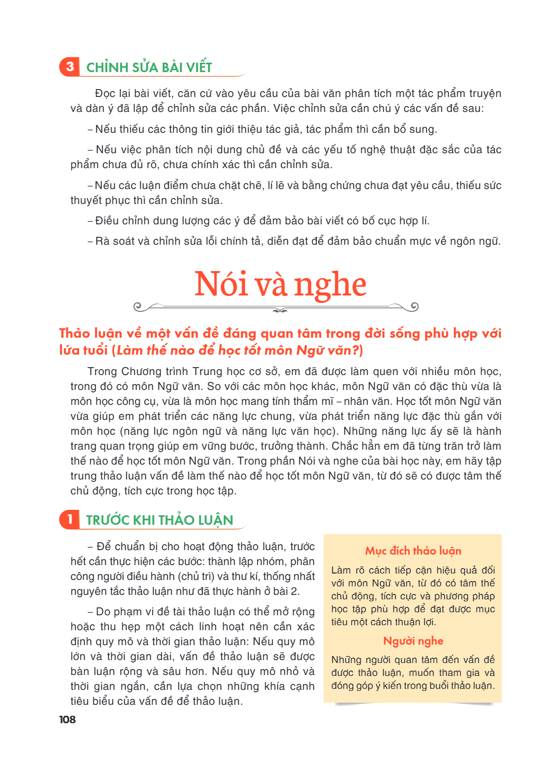 3. CHỈNH SỬA BÀI VIẾT Đọc lại bài viết, căn cứ vào yêu cầu của bài văn phân tích một tác phẩm truyện và dàn ý đã lập để chỉnh sửa các phần. Việc chỉnh sửa cần c