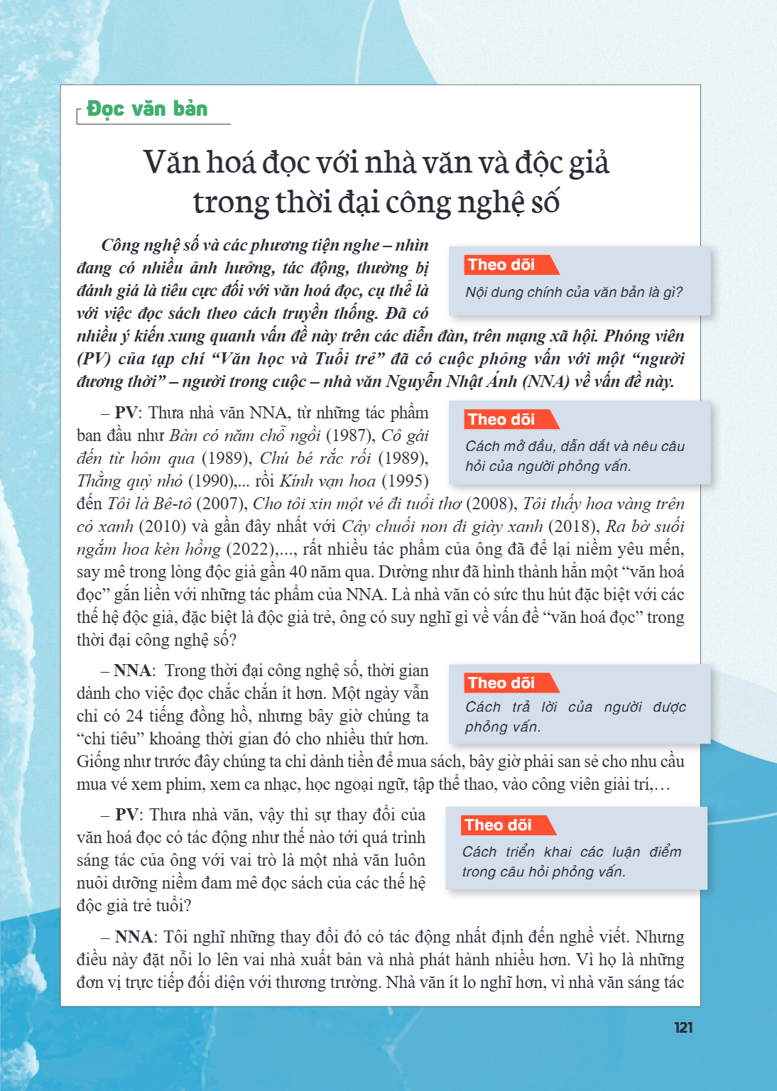 Văn hoá đọc với nhà văn và độc giả trong thời đại công nghệ số Công nghệ số và các phương tiện nghe – nhìn đang có nhiều ảnh hưởng, tác động, thường bị đánh giá