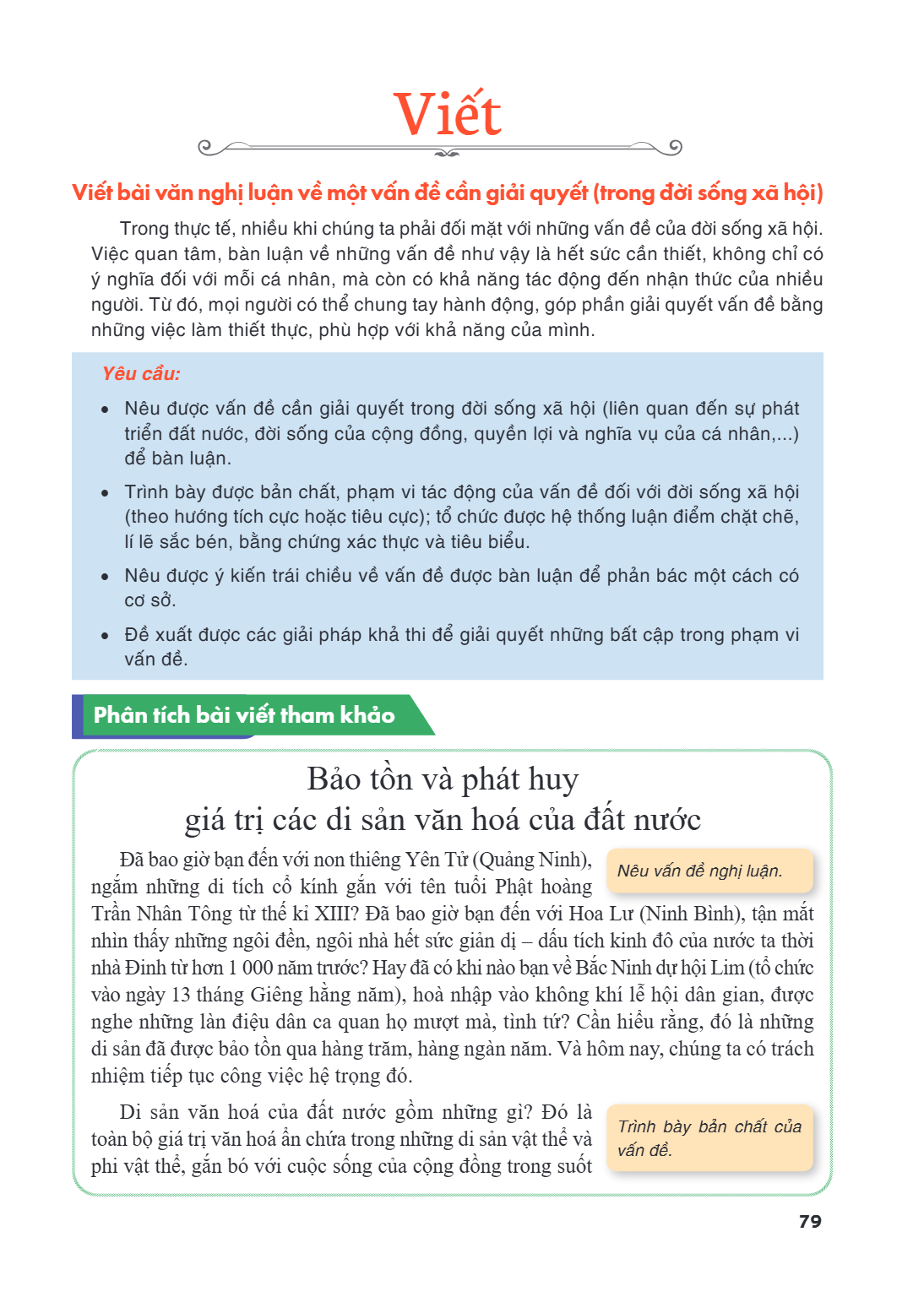 Viết Viết bài văn nghị luận về một vấn đề cần giải quyết (trong đời sống xã hội) Trong thực tế, nhiều khi chúng ta phải đối mặt với những vấn đề của đời sống xã