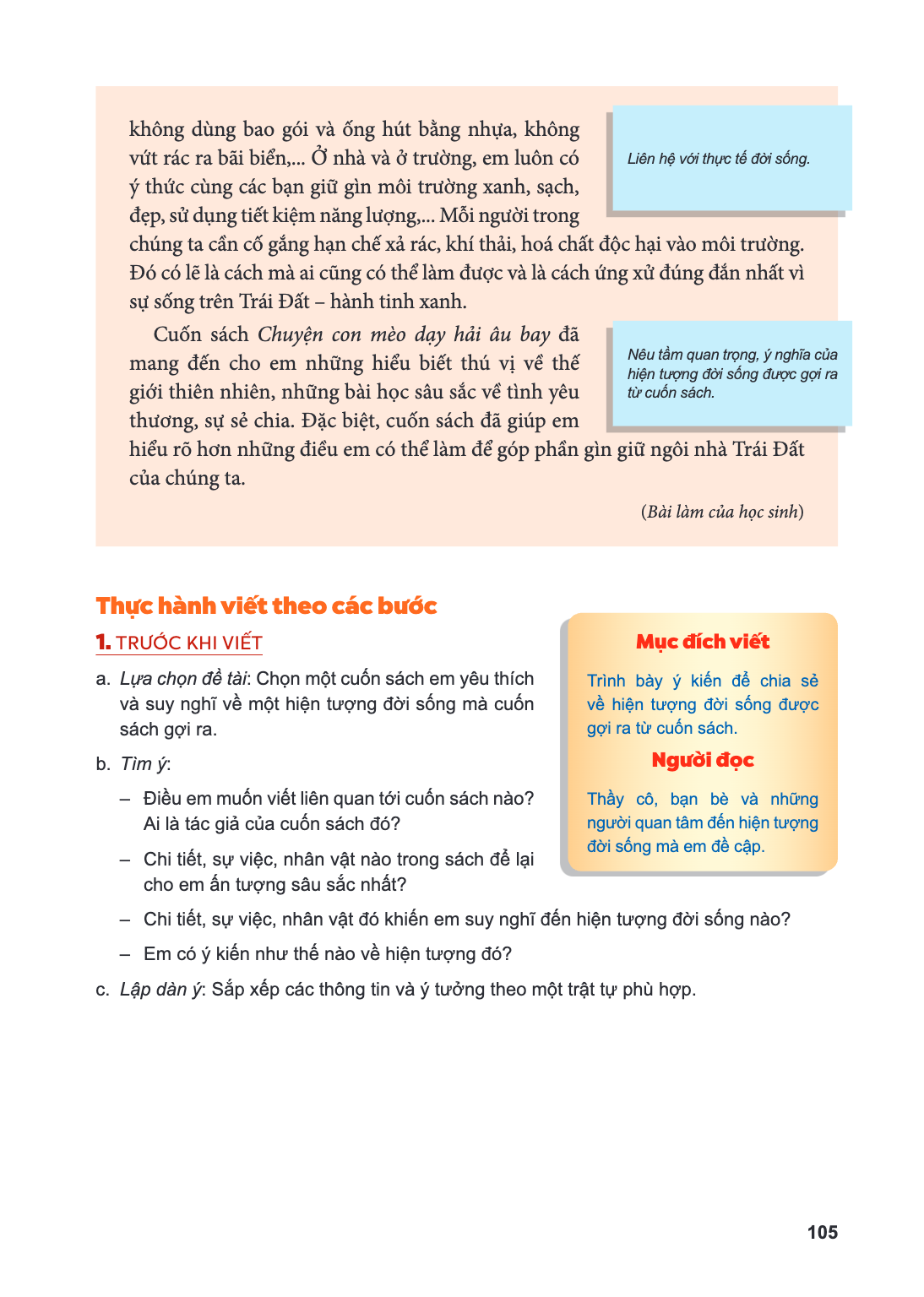 không dùng bao gói và ống hút bằng nhựa, không vứt rác ra bãi biển,... Ở nhà và ở trường, em luôn có ý thức cùng các bạn giữ gìn môi trường xanh, sạch, đẹp, sử 