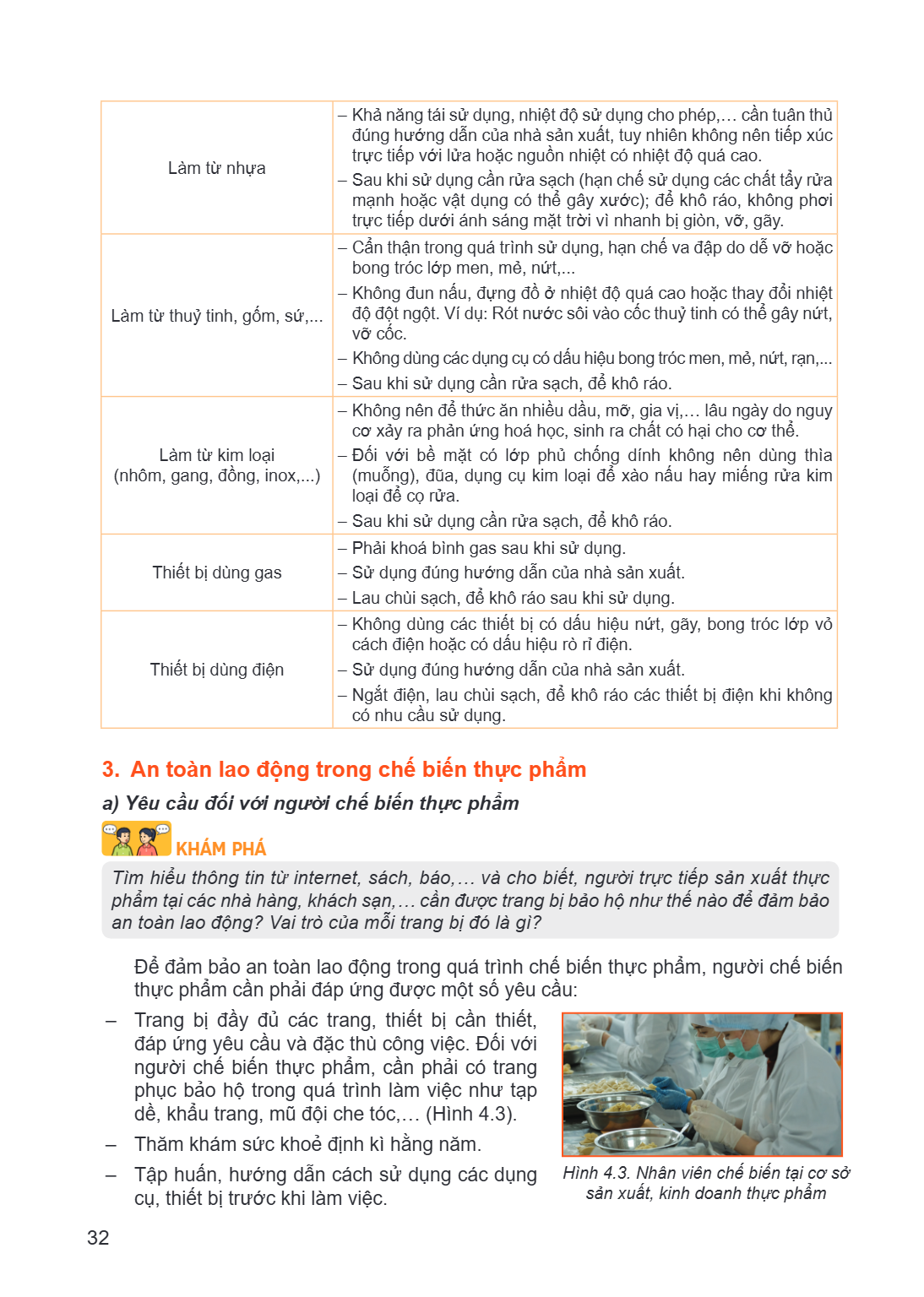 Làm từ nhựa, - Khả năng tái sử dụng, nhiệt độ sử dụng cho phép,… cần tuân thủ đúng hướng dẫn của nhà sản xuất, tuy nhiên không nên tiếp xúc trực tiếp với lửa ho