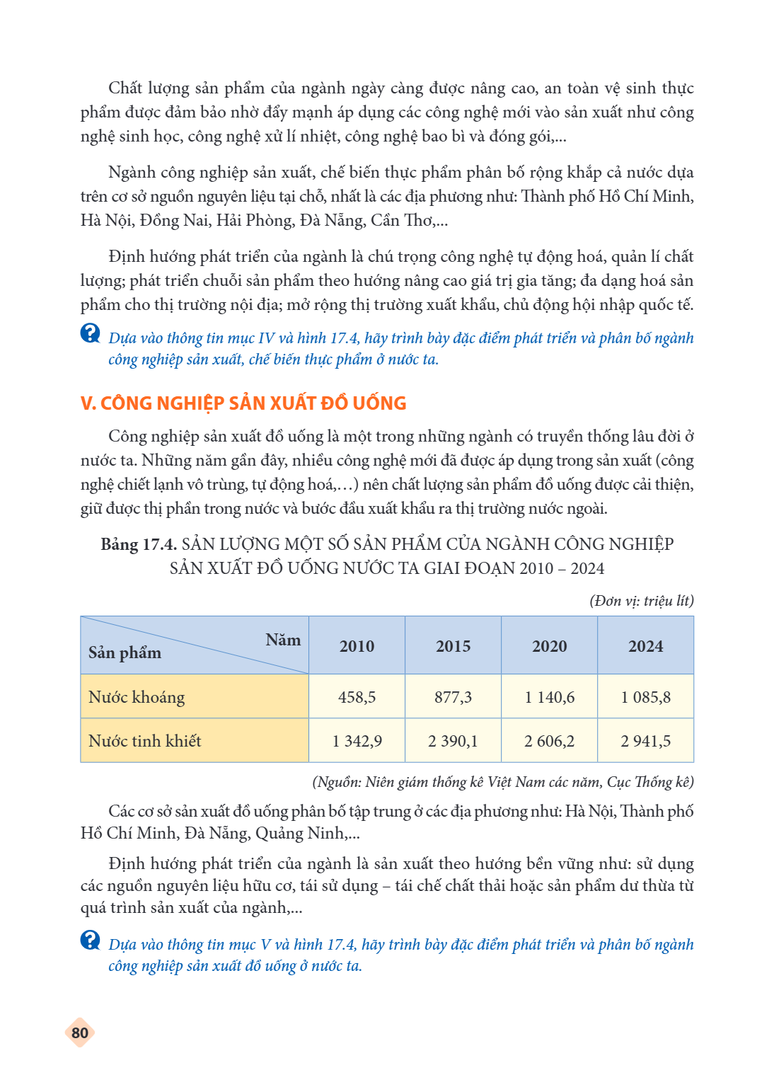 Chất lượng sản phẩm của ngành ngày càng được nâng cao, an toàn vệ sinh thực phẩm được đảm bảo nhờ đẩy mạnh áp dụng các công nghệ mới vào sản xuất như công nghệ 